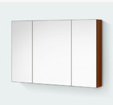 浴室柜镜柜边柜 实木挂壁储物卫生间 橡木卫浴镜子置物柜组合