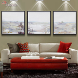 天顶山 现代简约客厅装饰画沙发背景墙三联画卧室欧式壁画抽象画