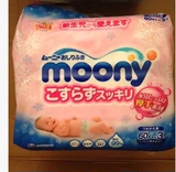 日本直邮 日本Unicharm Moony尤妮佳婴儿加厚超柔湿巾 60枚*3