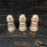 一缕梵心尼泊尔西藏佛教法器藏式法印纯手工纯铜印章藏式托甲天铁