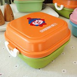 韩国卡通金宝贝儿童便当盒小饭盒零食盒午餐水果盒饭团收纳盒