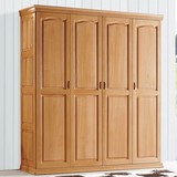 全实木衣柜两门榉木中式二三四门衣柜顶柜组合带抽屉衣柜整体大橱