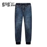 商场同款gxg.jeans男装秋季小脚牛仔裤男士修身束脚裤潮#63605132