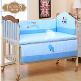 圣贝奇婴儿床围纯棉婴儿床上用品套件秋冬透气宝宝床品婴儿床床围