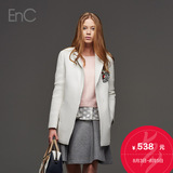 ENC 女装春装新款潮修身百搭韩版中长款西装外套女EHJK51112C