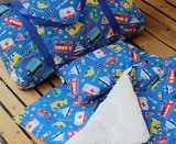 日单外贸原单婴儿宝宝儿童床组四件套被子床垫子枕头绗缝大包