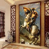 欧式手绘名画酒店别墅客厅玄关书房办公室装饰壁画人物拿破仑油画