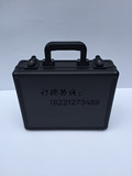 黑色铝合金箱子定做样品展示箱包装箱上海铝箱定制手提工具箱机箱