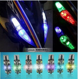 踏板摩托车灯饰改装配件鬼火电动车灯LED转向灯泡装饰彩灯仪表灯