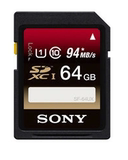 索尼 SF-64UX 64G SDXC卡94m/sC10极速内存卡  64GSD卡 正品