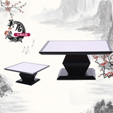 新中式茶几现代茶桌实木客厅大茶台水曲柳茶楼个性正方形创意家具