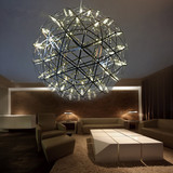 moooi创意个性吊灯后现代艺术星球LED客餐厅火花满天星圆球形灯具