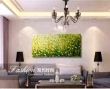 挂画手绘立体油画发财树2新款纯手绘客厅卧室壁画 玄关装饰画抽象