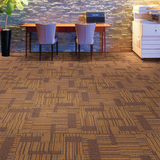 PVC底尼龙高端条纹拼接方块毯工程地毯桌球台球室家用商用地毯