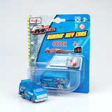 美驰图正品1:64 儿童玩具小汽车 凭借钥匙飞出 弹力合金汽车模型