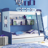 多功能儿童床高低床组合环保子母床梯柜床双层上下床A-02