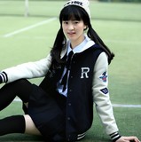 青少年女装冬装卫衣外套女加厚初中学生服装韩版新款少女短款棉衣