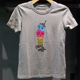 2015年新款VANS范斯冰激凌图案 纯棉万斯女子短袖T恤VN-012K4OU
