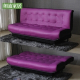 沙发床可折叠实木1.8 1.2米双人1.5米皮艺小户型客厅两用三人欧式