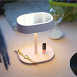 灯化妆镜 美容镜 智能镜 创意公主镜床头台灯现货MUID充电桌面LED