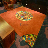 峥嵘毯业*手工地毯新西兰羊毛中式客厅大厅*茶几沙发地毯*定做