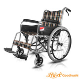 鱼跃H031轮椅老人车残疾人轮椅车折叠轻便铝合金便携手推车代步车