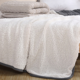 毛毯羊羔绒毯加厚针织毯 日式良品午睡毯沙发盖毯加绒柔软保暖