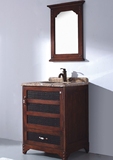 正品英皇卫浴实木浴室柜GA015落地卫浴柜0.62米