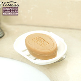 日本进口肥皂收纳盒吸盘创意浴室皂盒卫生间香皂置物盒沥水架旅行