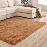现代简约客厅地毯长丝毛茶几垫 长方形家用满铺卧室床前床边毯