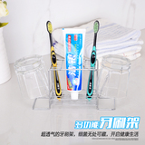 不锈钢浴室置物架牙刷架子卫生间牙膏架卫浴用品收纳架漱口杯挂架