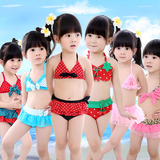 包邮 萌宝韩版儿童泳装 婴儿比基尼三件套女童游泳衣女宝宝泳衣裤