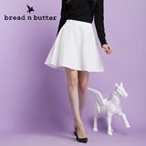 bread n butter时尚甜美几何图形网格半身裙短裙