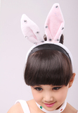 儿童民族服纱裙现代演出服幼儿表演服装演出服动物服兔子小白兔
