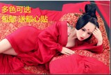 女人坊主题性感情趣女古装 红色蕾丝睡衣写真服装叹红颜
