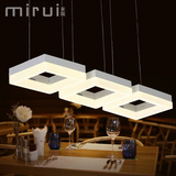 米瑞餐厅灯吊灯三头 超薄led简约现代客厅个性吧台创意饭厅吊灯