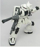 高高 MG 1/100 022 重力战线 白色食人魔扎古 敢达拼装益智模型