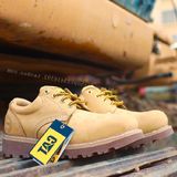 CAT男鞋 卡特牛皮户外休闲徒步低帮工装鞋大头鞋商务皮鞋P707374c