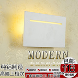 LED铝材壁灯简约现代床头创意壁灯客厅卧室过道楼梯墙壁灯包邮
