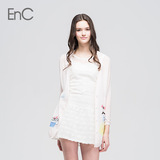 ENC依恋旗下春夏新品韩版休闲宽松卡通百搭针织外套EHCK52581N