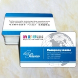 双面印刷哑光面不透明PVC名片 哑面名片塑料名片 PVC会员卡包邮