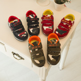 2015春秋新款韩版休闲儿童运动鞋个性迷彩N字童鞋男童女童旅游鞋