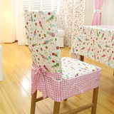 砂糖兔棉麻连体椅套 儿童餐椅垫餐座椅套定做椅子罩连体餐桌椅套