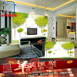 客厅瓷砖背景墙砖欧式简约3d雕刻现代电视壁画仿古文化石时尚之绿