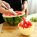 食品级西瓜球勺 切果器 不锈钢西瓜冰淇淋勺挖球器水果挖勺雕花刀