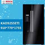 Bosch/博世KAD92S5ETI黑色对开门冰箱 自动制冰机 新品上市