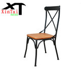 美式loft复古铁艺餐椅休闲咖啡创意椅靠背办公椅时尚家用铁艺椅