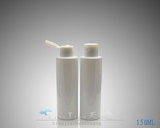 厂家直销150ml白色 PET 乳液塑料瓶 化妆品包装空瓶 蝴蝶盖