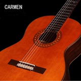 Carmen/卡门CM520面单板玫瑰木39寸古典吉他CM550液晶电箱吉它