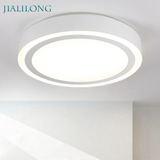 现代简约大气圆形创意吸顶灯遥控变光LED客厅灯卧室餐厅房间灯饰